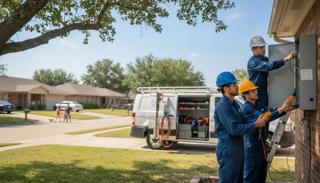Certified electrician providing emergency electrical services in Walston, PA